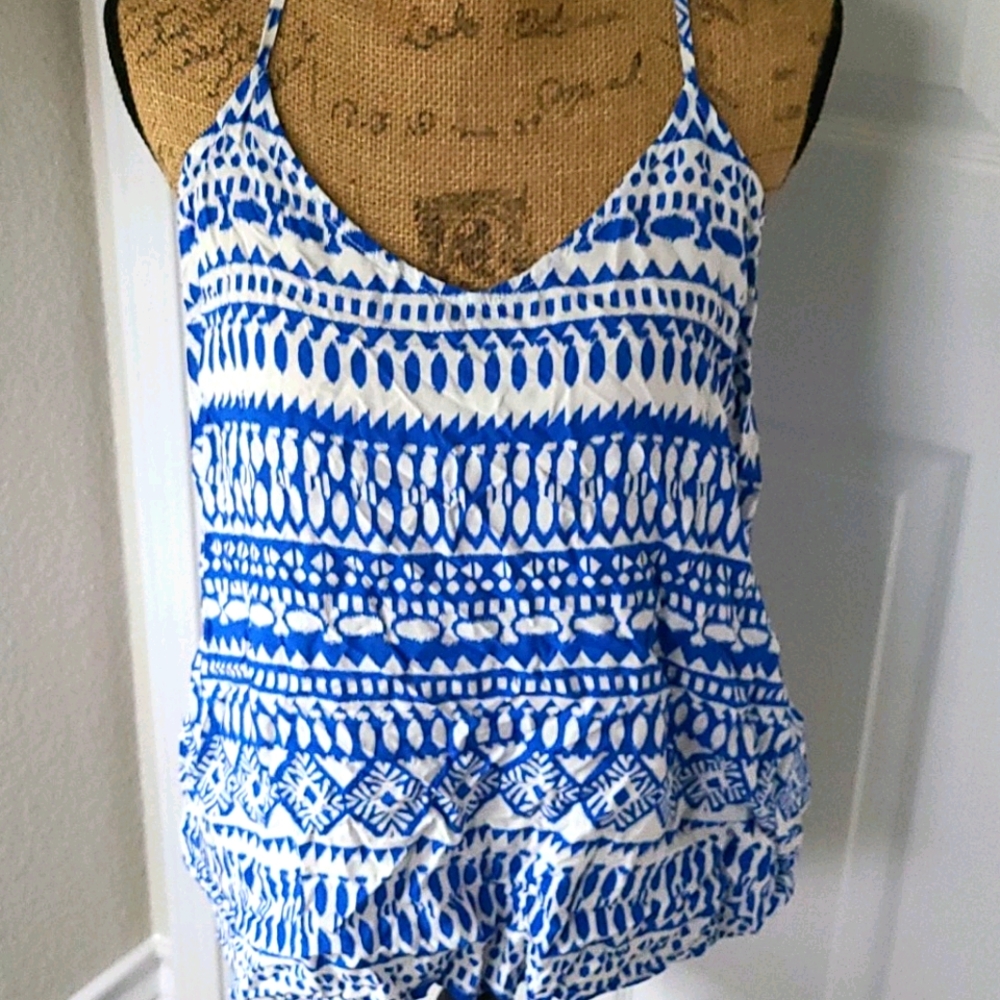 Old Navy Geometric Print Racerback Tank - Size L